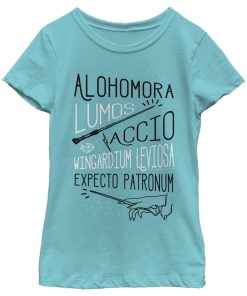 Girl’s Harry Potter List of Spells T-Shirt