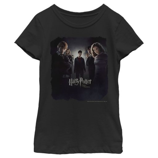 Girl’s Harry Potter Order Of The Phoenix Group Shot Poster T-Shirt