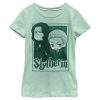 Girl’s Harry Potter Slytherin Cartoon Characters T-Shirt