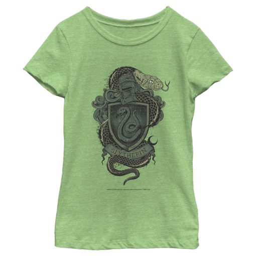 Girl’s Harry Potter Slytherin Coat of Arms T-Shirt