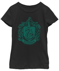 Girl’s Harry Potter Slytherin House Crest T-Shirt