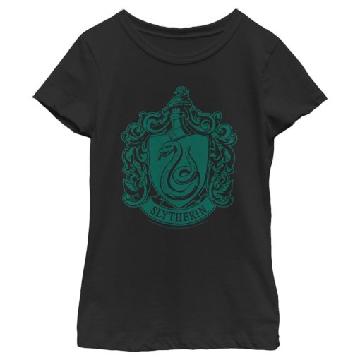 Girl’s Harry Potter Slytherin House Crest T-Shirt