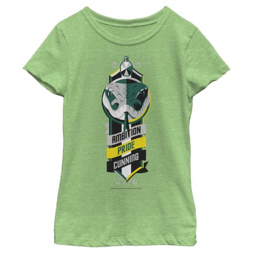 Girl’s Harry Potter Slytherin Snake Emblem T-Shirt