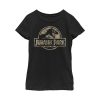 Girl’s Jurassic Park Camo Logo T-Shirt
