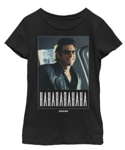 Girl’s Jurassic Park Dr. Malcolm Iconic Laugh T-Shirt