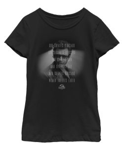 Girl’s Jurassic Park Dr. Malcolm Man Creates Dinosaur T-Shirt