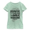 Girl’s Jurassic Park Lovely Weekend T-Shirt