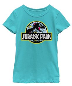 Girl’s Jurassic Park Retro Party Logo T-Shirt