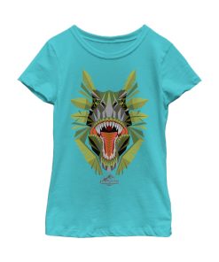 Girl’s Jurassic World Dinosaur Jungle Grin T-Shirt