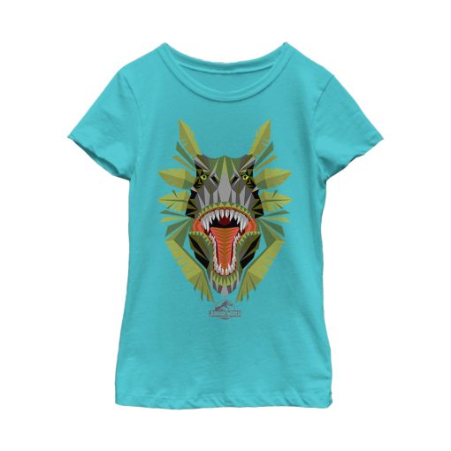 Girl’s Jurassic World Dinosaur Jungle Grin T-Shirt