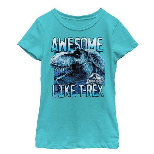 Girl’s Jurassic World Fallen Kingdom Awesome T.Rex T-Shirt