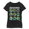 Girl’s Jurassic World Fallen Kingdom Dino All Stars T-Shirt