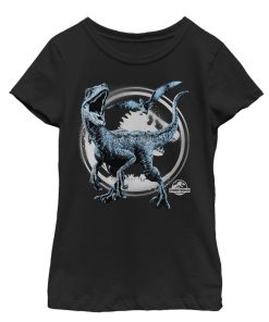 Girl’s Jurassic World Fallen Kingdom Dinosaur Battle T-Shirt
