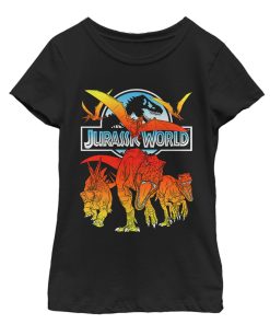 Girl’s Jurassic World Fallen Kingdom Fire Dinosaurs T-Shirt