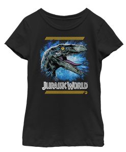 Girl’s Jurassic World Fallen Kingdom Raptor Code T-Shirt
