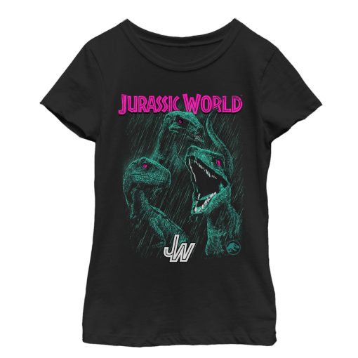 Girl’s Jurassic World Fallen Kingdom Raptor Eyes T-Shirt