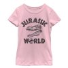 Girl’s Jurassic World Fallen Kingdom Skeleton Logo T-Shirt
