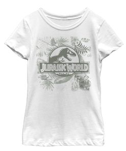 Girl’s Jurassic World Fern Leaf Logo T-Shirt