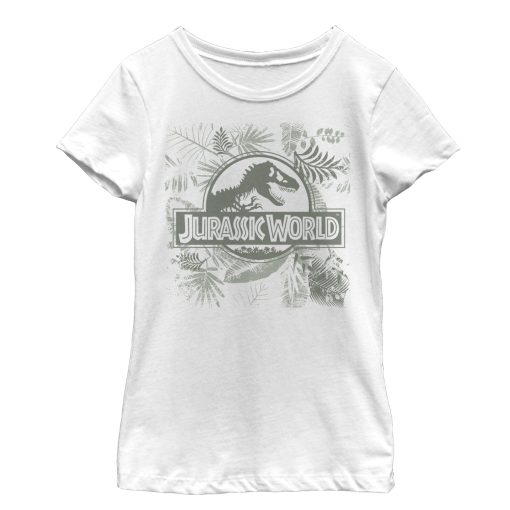 Girl’s Jurassic World Fern Leaf Logo T-Shirt