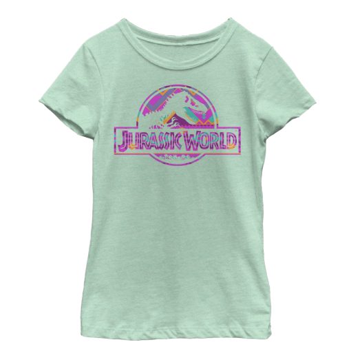 Girl’s Jurassic World Geometric Desert Logo T-Shirt