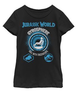 Girl’s Jurassic World Gyrosphere Roll With Triceratops T-Shirt