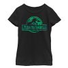 Girl’s Jurassic World Logo Tie Dye Print T-Shirt
