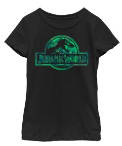 Girl’s Jurassic World Logo Tie Dye Print T-Shirt