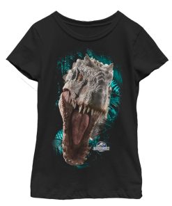 Girl’s Jurassic World Red-Eyed Monster T-Shirt