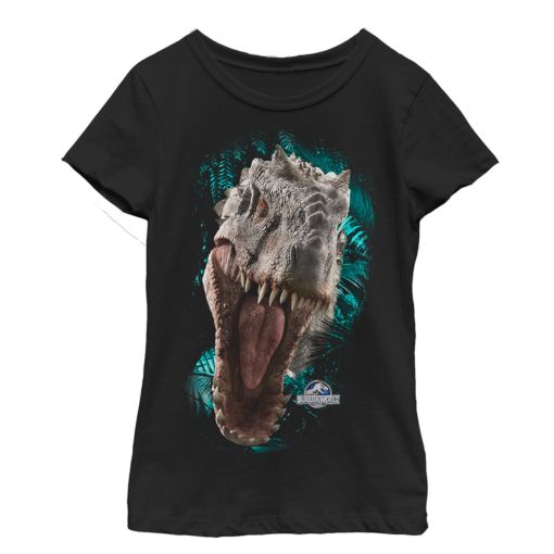 Girl’s Jurassic World Red-Eyed Monster T-Shirt