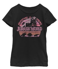 Girl’s Jurassic World Retro Adventure is Calling T-Shirt
