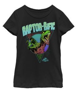 Girl’s Jurassic World Retro Raptorrific T-Shirt