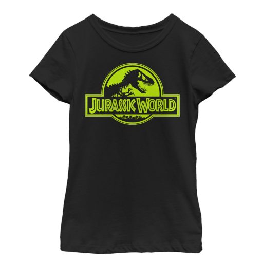 Girl’s Jurassic World Retro T. Rex Logo T-Shirt