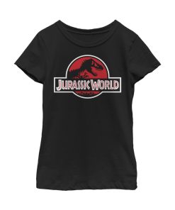 Girl’s Jurassic World Tyrannosaurus Rex Logo T-Shirt
