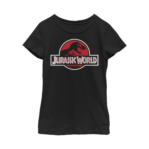 Girl’s Jurassic World Tyrannosaurus Rex Logo T-Shirt