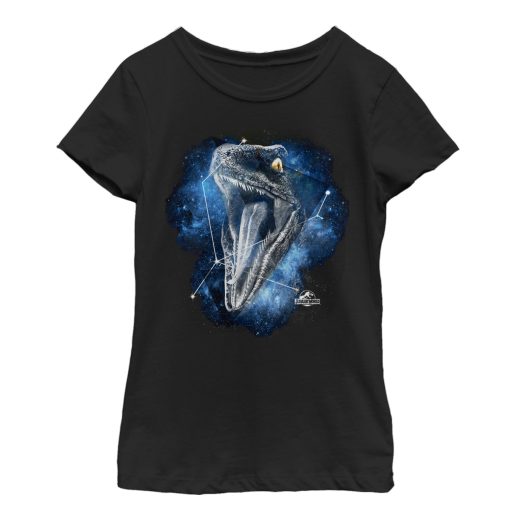 Girl’s Jurassic World Velociraptor Constellation T-Shirt