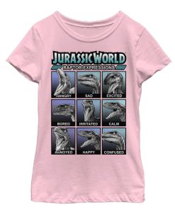 Girl’s Jurassic World Velociraptor Expressions T-Shirt