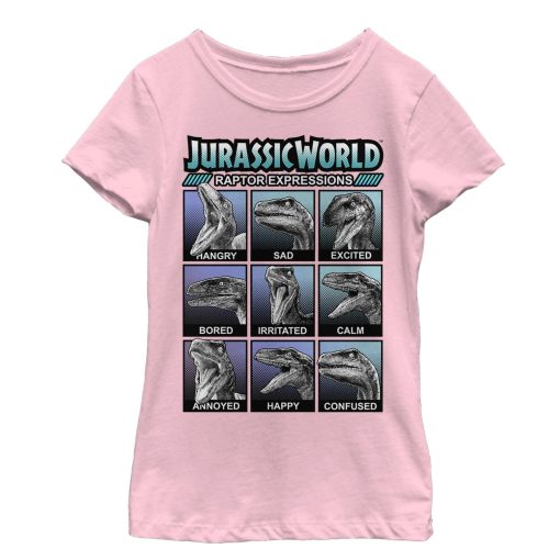 Girl’s Jurassic World Velociraptor Expressions T-Shirt