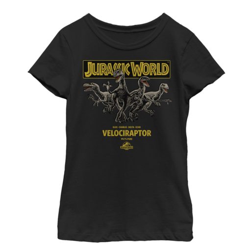 Girl’s Jurassic World Velociraptor Pure T-Shirt