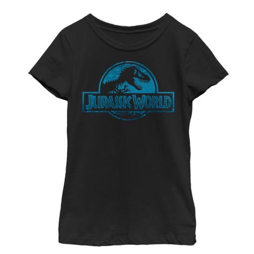 Girl’s Jurassic World Water Ripple Logo T-Shirt