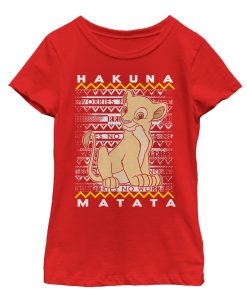 Girl’s Lion King Nala Diagonal Stripe T-Shirt