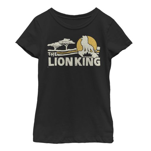 Girl’s Lion King Vintage Pride Lands T-Shirt