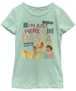 Girl’s Luca I’m Just Here for the Pasta T-Shirt