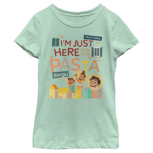 Girl’s Luca I’m Just Here for the Pasta T-Shirt