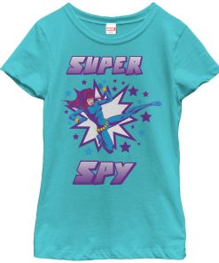 Girl’s Marvel Black Widow Super Spy T-Shirt