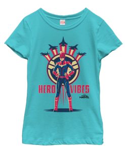 Girl’s Marvel Captain Marvel Hero Vibes T-Shirt