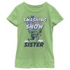 Girl’s Marvel Christmas Hulk Sister Snow T-Shirt