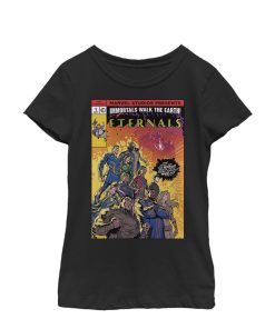 Girl’s Marvel Eternals Heroes Comic Book Cover T-Shirt