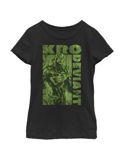 Girl’s Marvel Eternals Kro Deviant Green T-Shirt