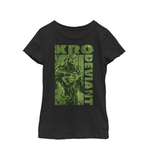 Girl’s Marvel Eternals Kro Deviant Green T-Shirt