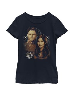 Girl’s Marvel Eternals Sersi and Ikaris T-Shirt